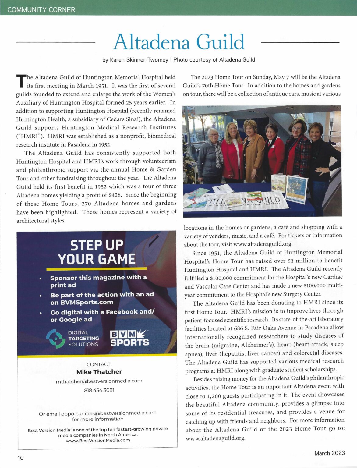 Home Tour Featured in Altadena Neighbor Magazine The Altadena Guild