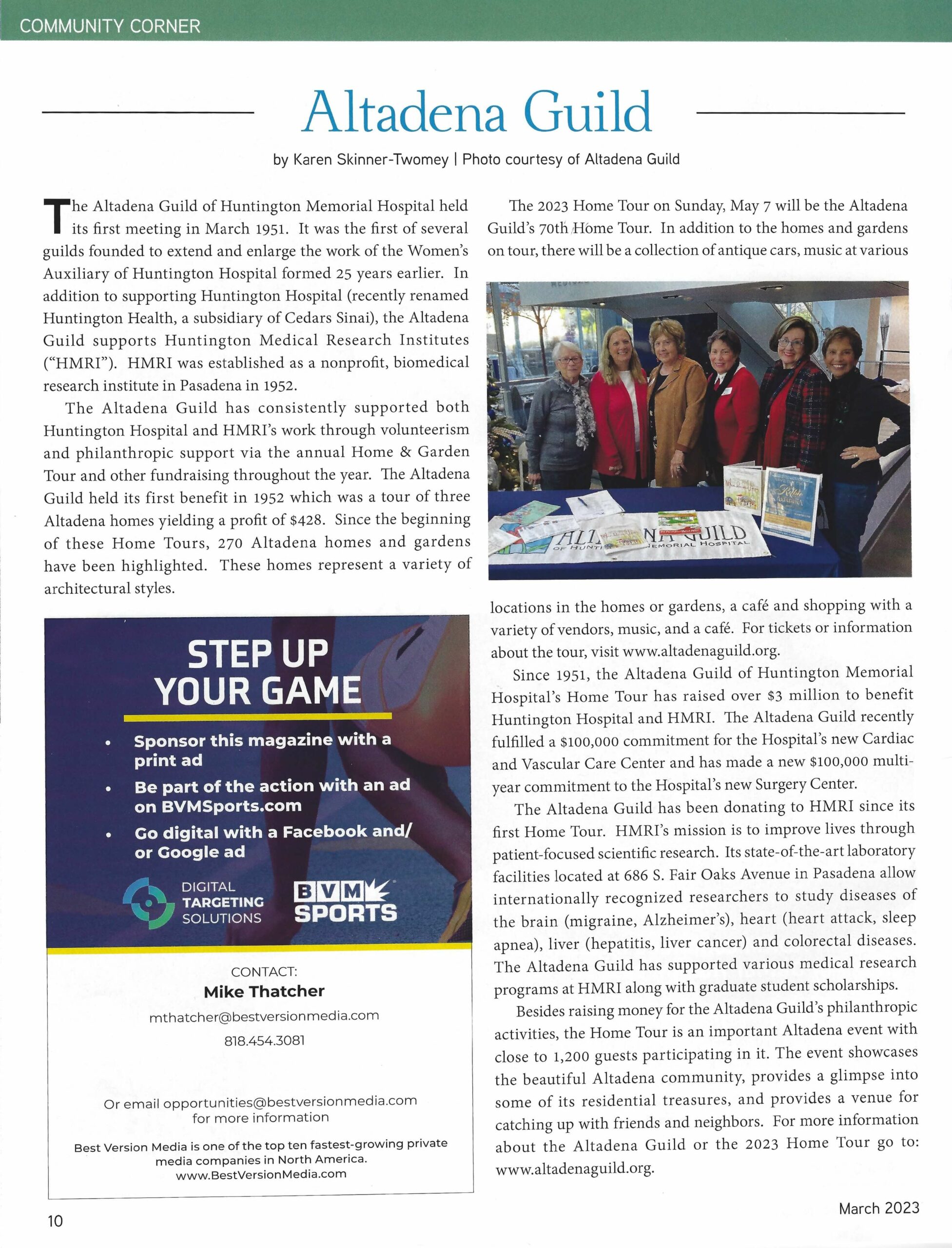 Home Tour Featured in Altadena Neighbor Magazine The Altadena Guild